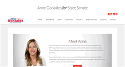 Desktop Screenshot of annegonzales.org